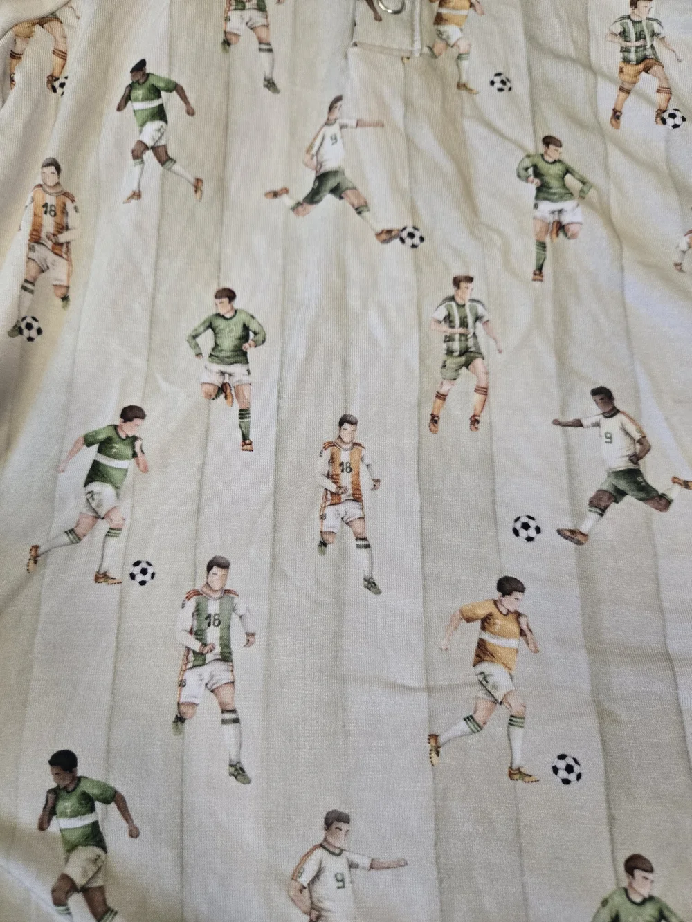 NWT Bamboo Kids 2 Piece Soccer Print Pajama Set